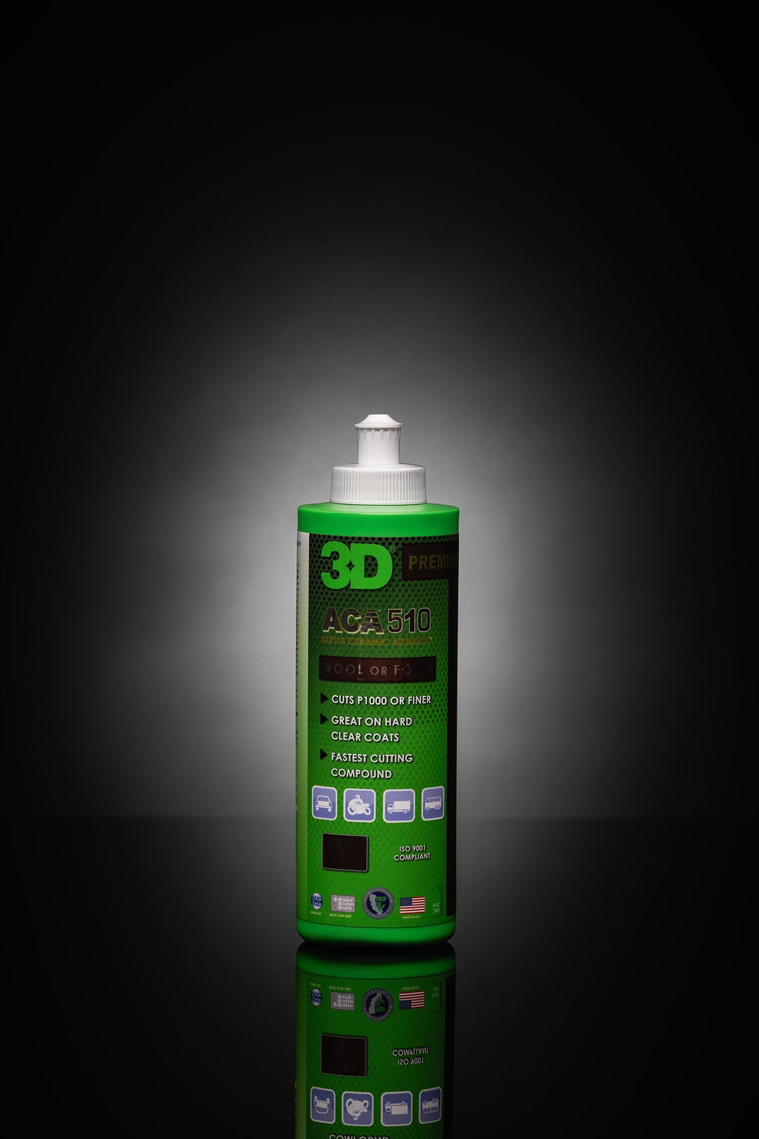 Снимка на 3D 3D ACA 510 Premium Rubbing - Пастираща паста първа стъпка - 250мл 3D ACA 510 Premium Rubbing Compound е агресивна, водна абразивна паста.