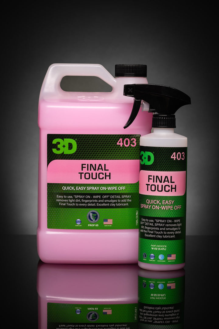 Снимка на 3D 3D Final Touch - Спрей сийлън тип Quick Detailer - 3.75 л 3D Final Touch е полиращ финиширащ продукт -различни вариации