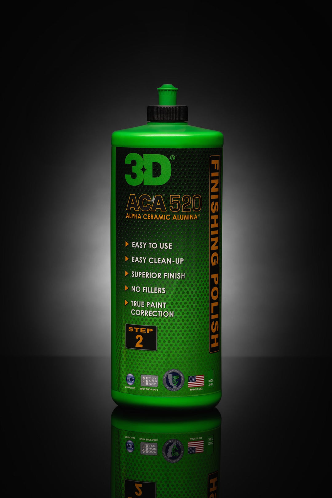 Снимка на 3D 3D ACA Finishing Polish 520 - Завършваща и полираща паста - 1 л. 3D ACA Finishing Polish 520 е фина полираща паста, предназначена за премахване на микродраскотини