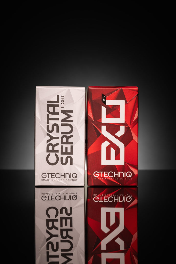 Снимка на GTECHNIQ Crystal Serum Light &amp; Exo v5 Комплект защитно нано керамично покритие с висока устойчивост на външни влияния и микро драскотини - 2x50ml