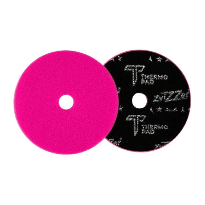 Снимка на ZVIZZER Zvizzer Pro Thermo Pad - Червен - 75мм Иновативна, твърда гъба за полиране.